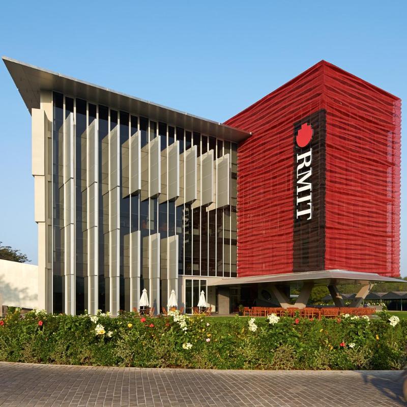 Building with RMIT logo